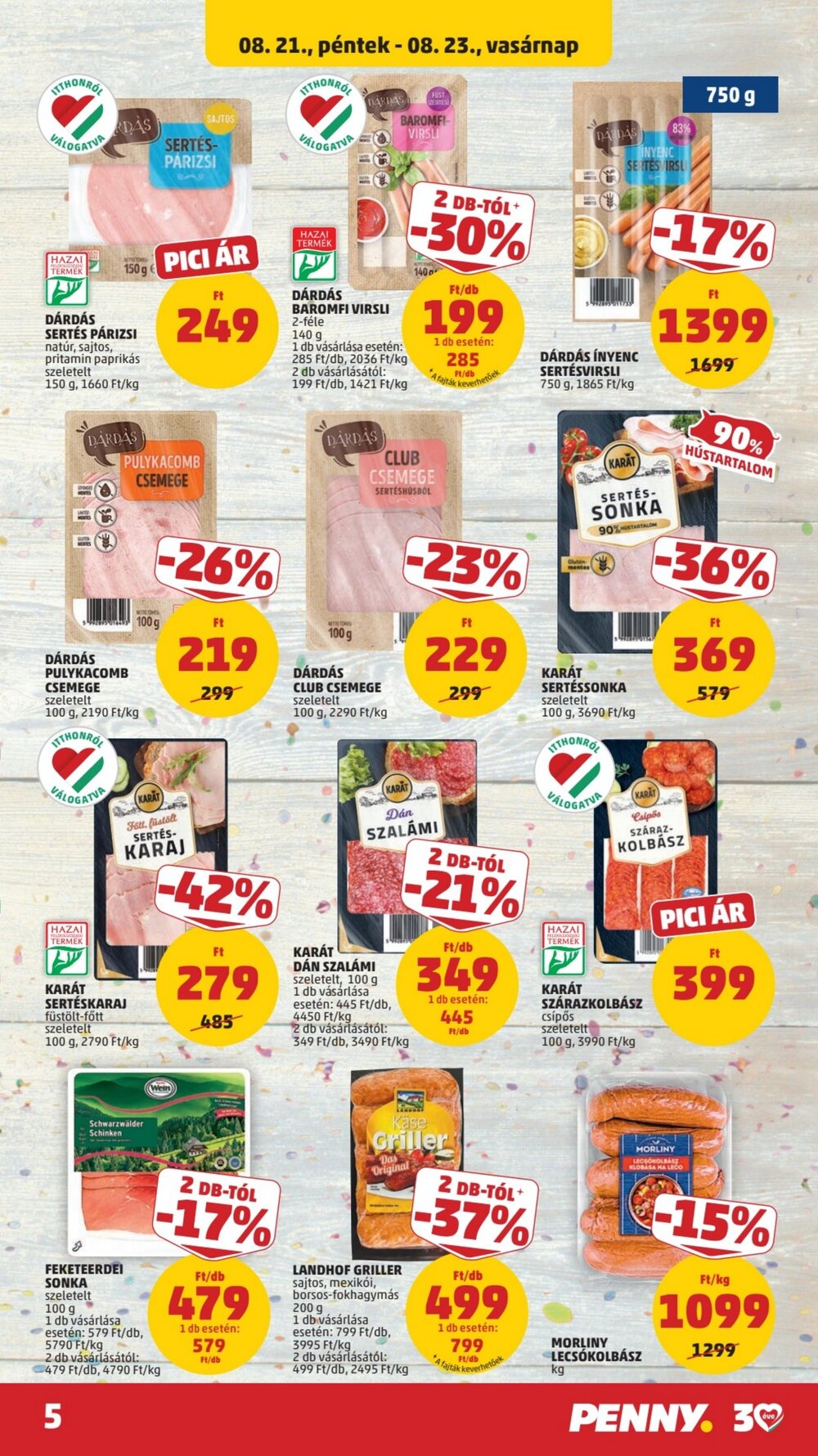 Penny Market akciós újság 2026.08.21-től - 7. oldal.