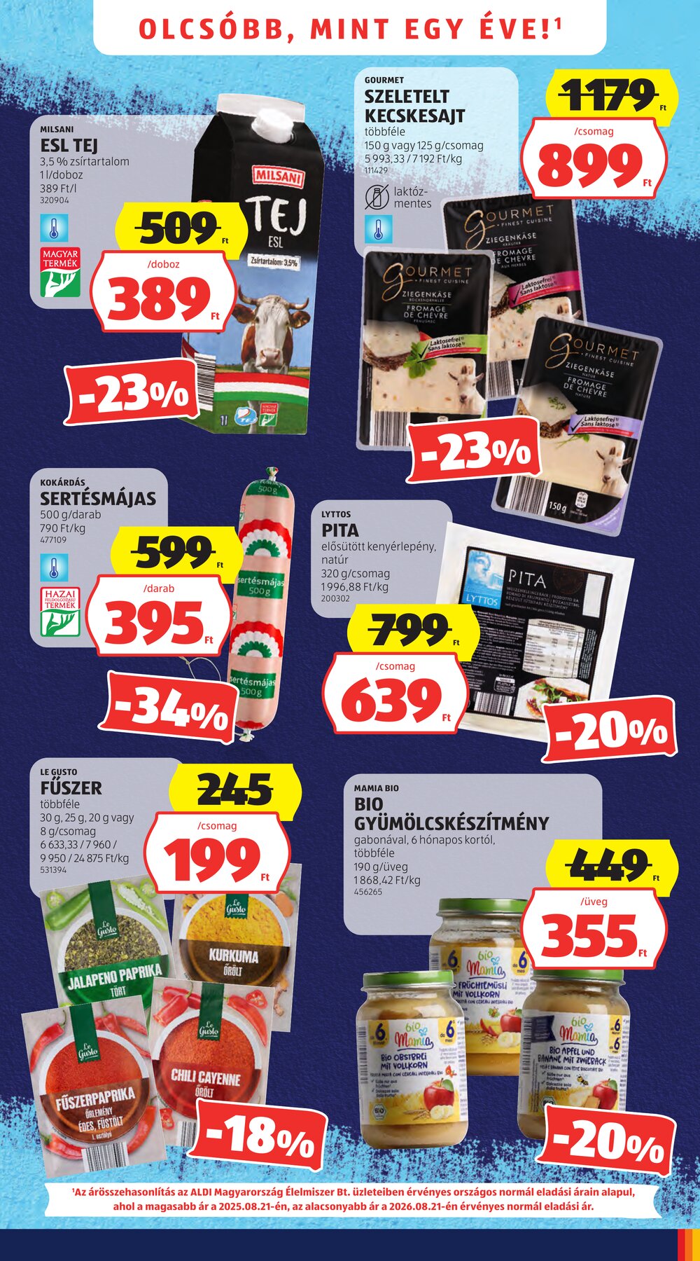 Aldi akciós újság 2026.08.21-től - 3. oldal.
