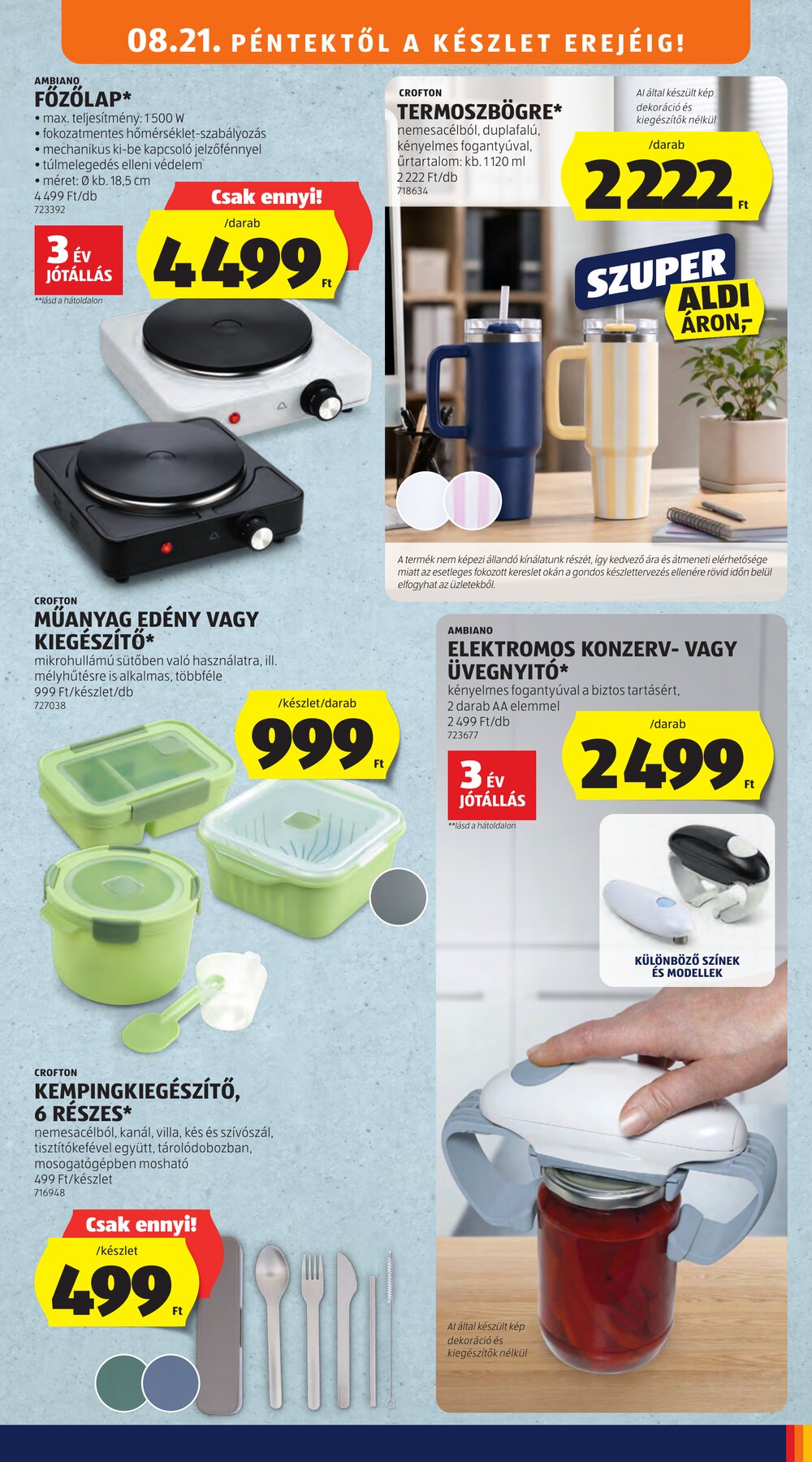 Aldi akciós újság 2026.08.21-től - 35. oldal.