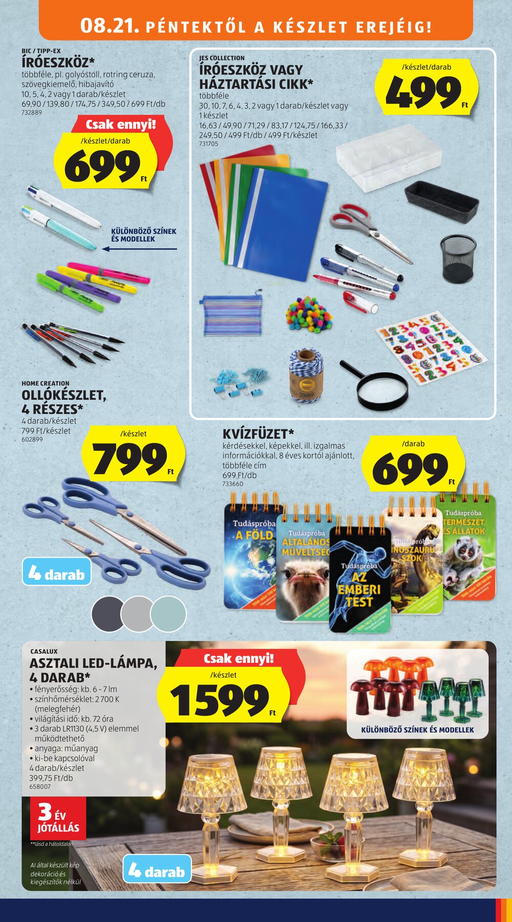 Aldi akciós újság 2026.08.21-től - 37. oldal.