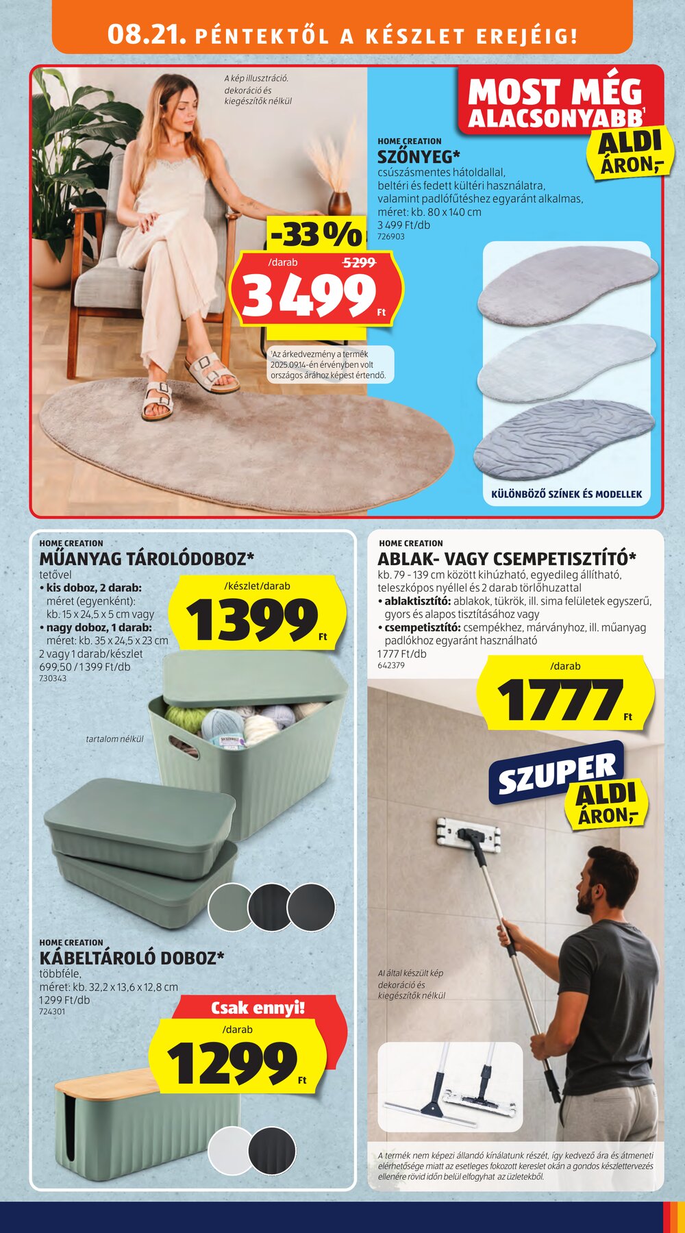 Aldi akciós újság 2026.08.21-től - 39. oldal.