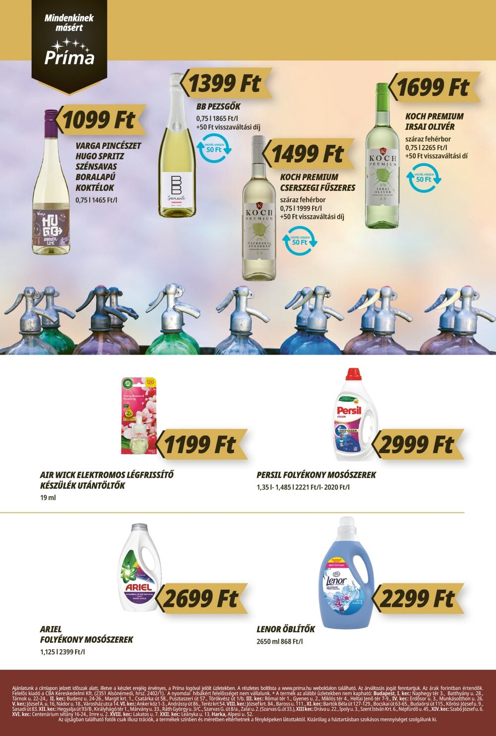 CBA akciós újság 2026.08.21-től - 12. oldal.