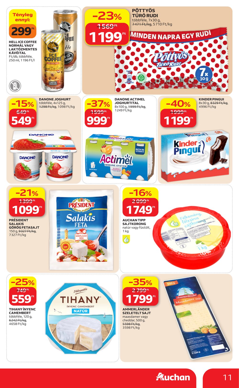 Auchan akciós újság 2026.08.21-től - 11. oldal.