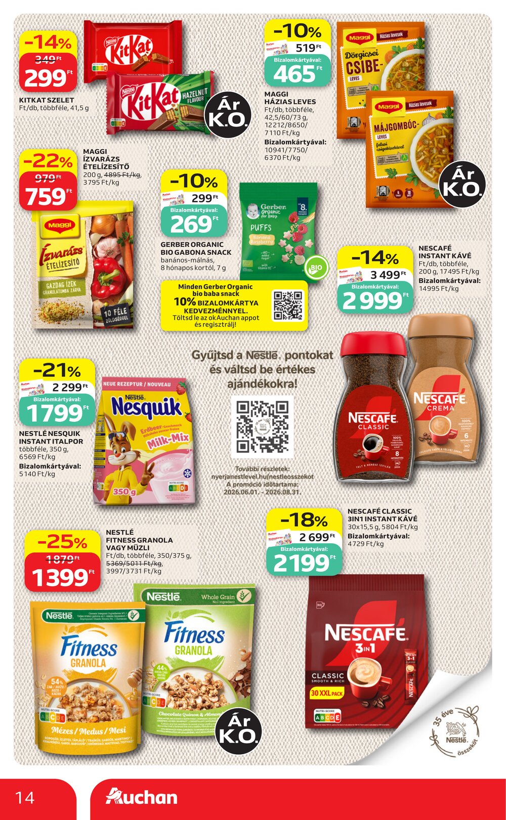 Auchan akciós újság 2026.08.21-től - 14. oldal.