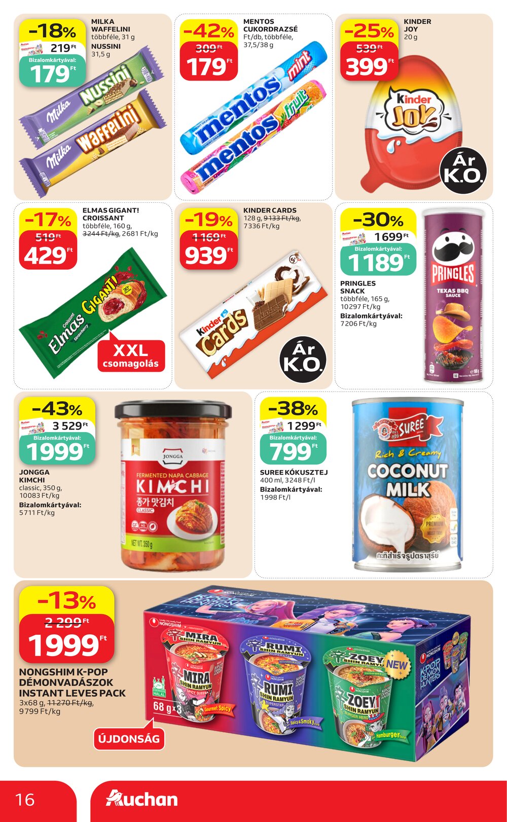 Auchan akciós újság 2026.08.21-től - 16. oldal.