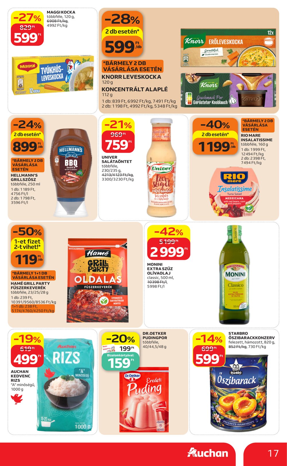 Auchan akciós újság 2026.08.21-től - 17. oldal.