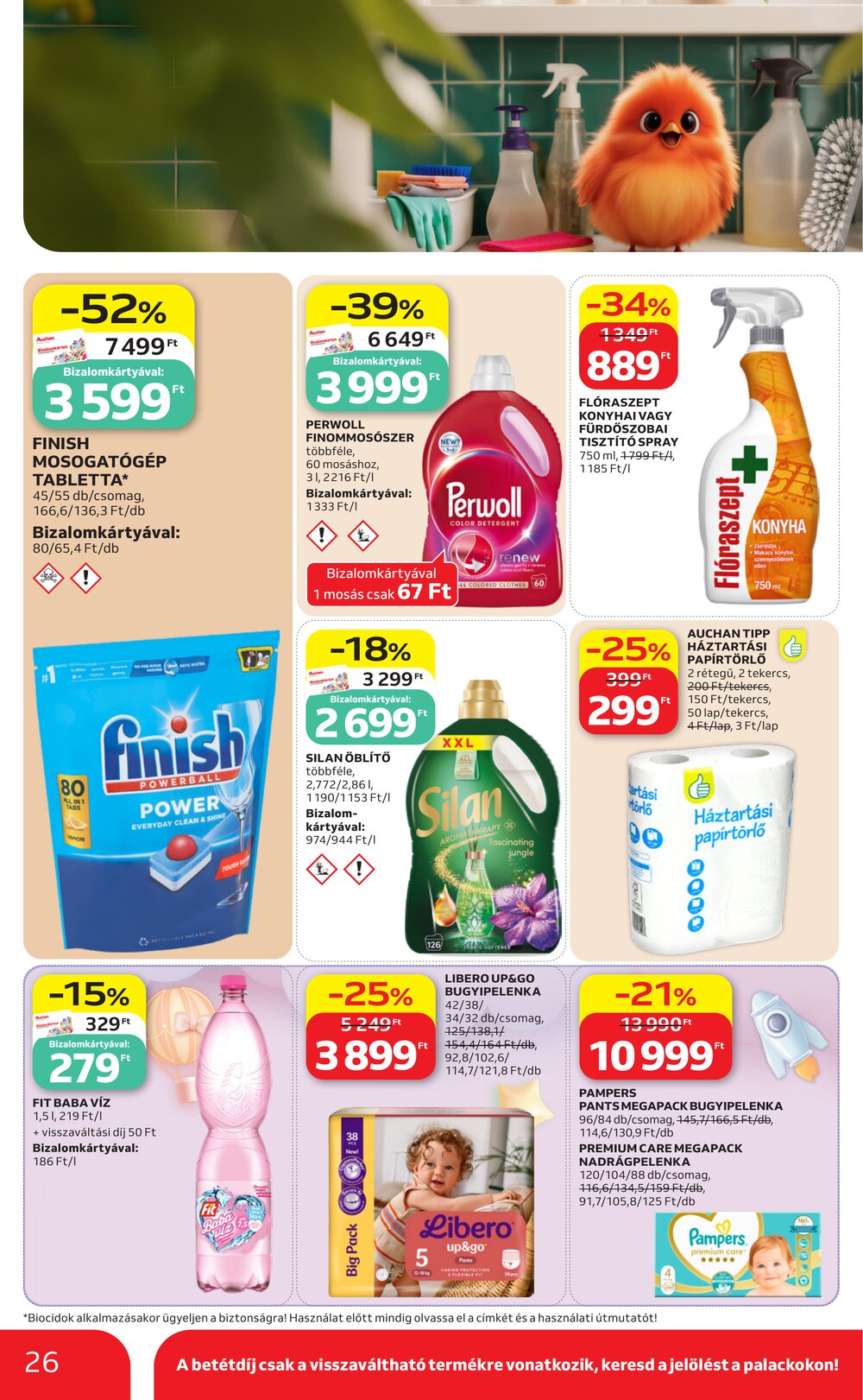 Auchan akciós újság 2026.08.21-től - 26. oldal.
