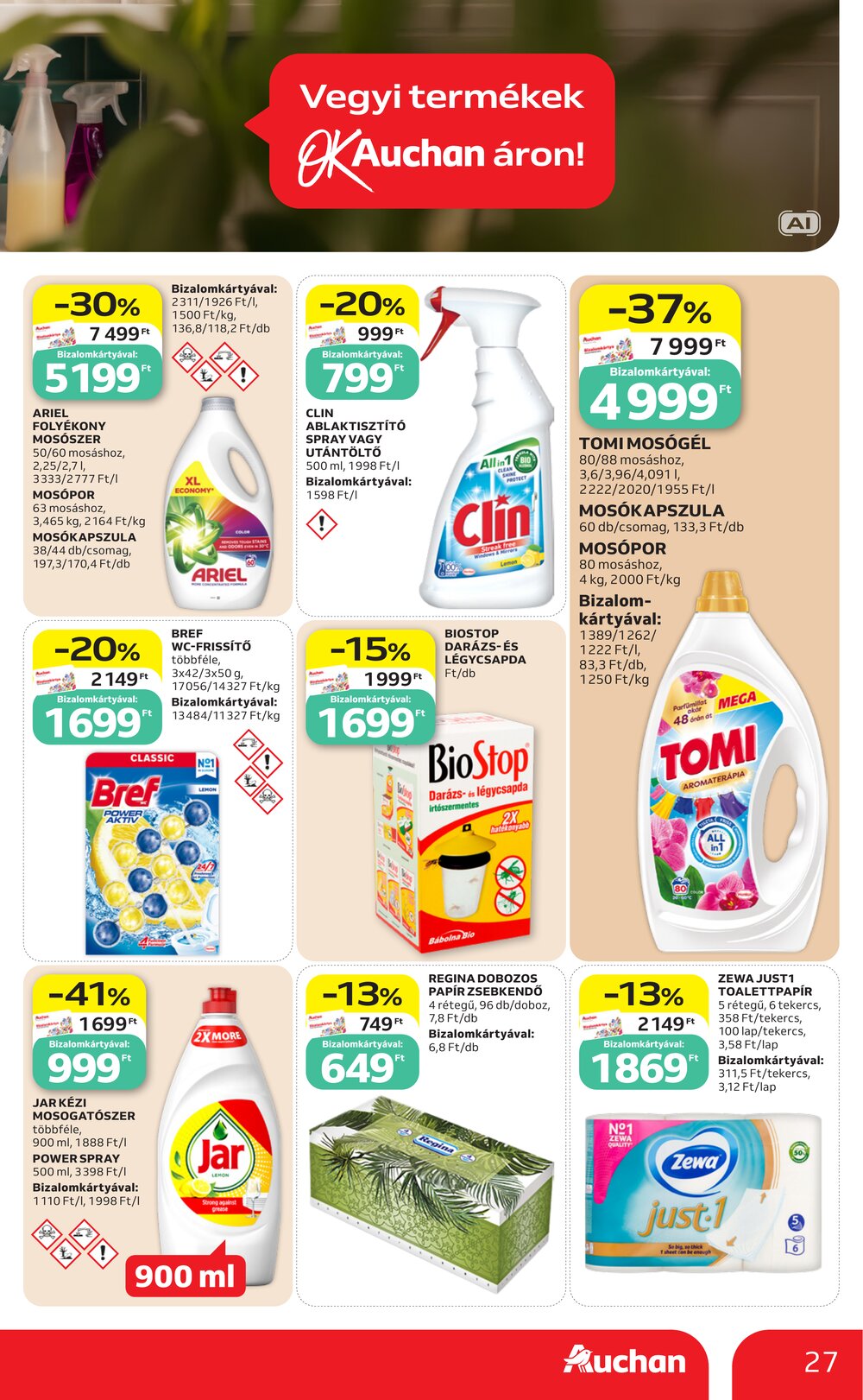 Auchan akciós újság 2026.08.21-től - 27. oldal.