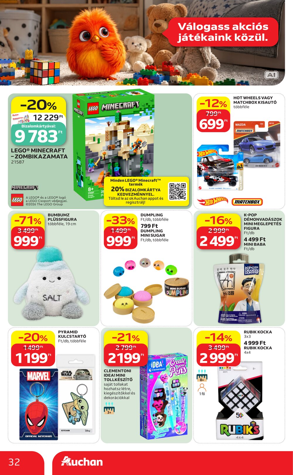 Auchan akciós újság 2026.08.21-től - 32. oldal.