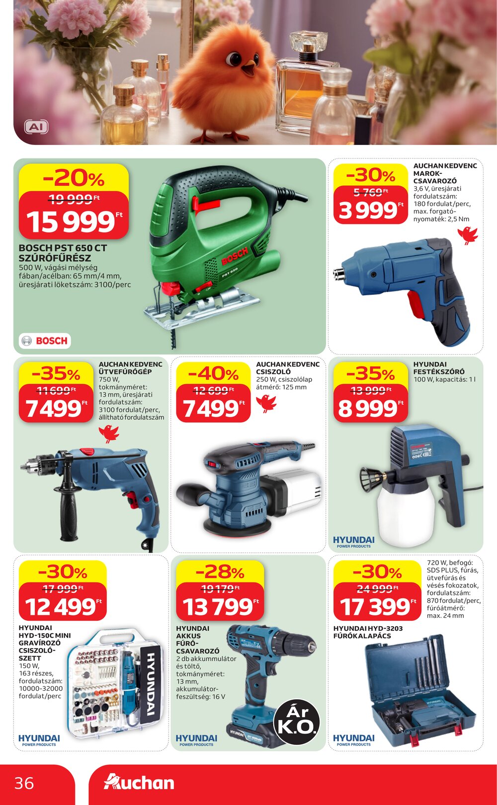 Auchan akciós újság 2026.08.21-től - 36. oldal.