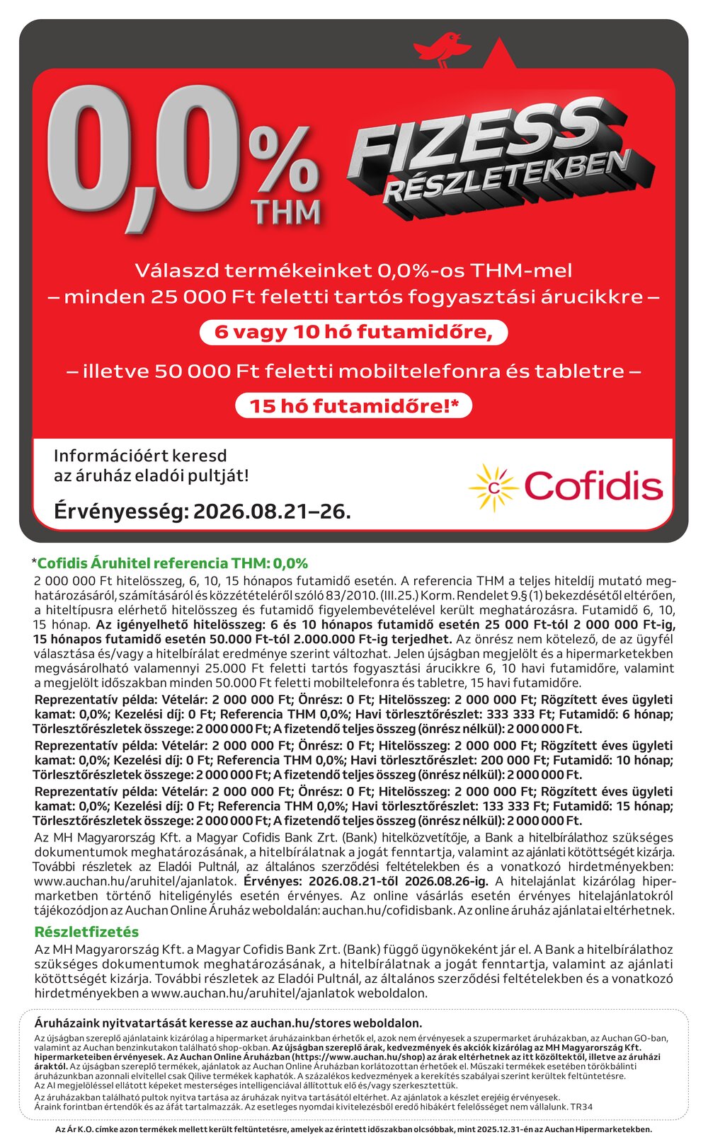 Auchan akciós újság 2026.08.21-től - 38. oldal.