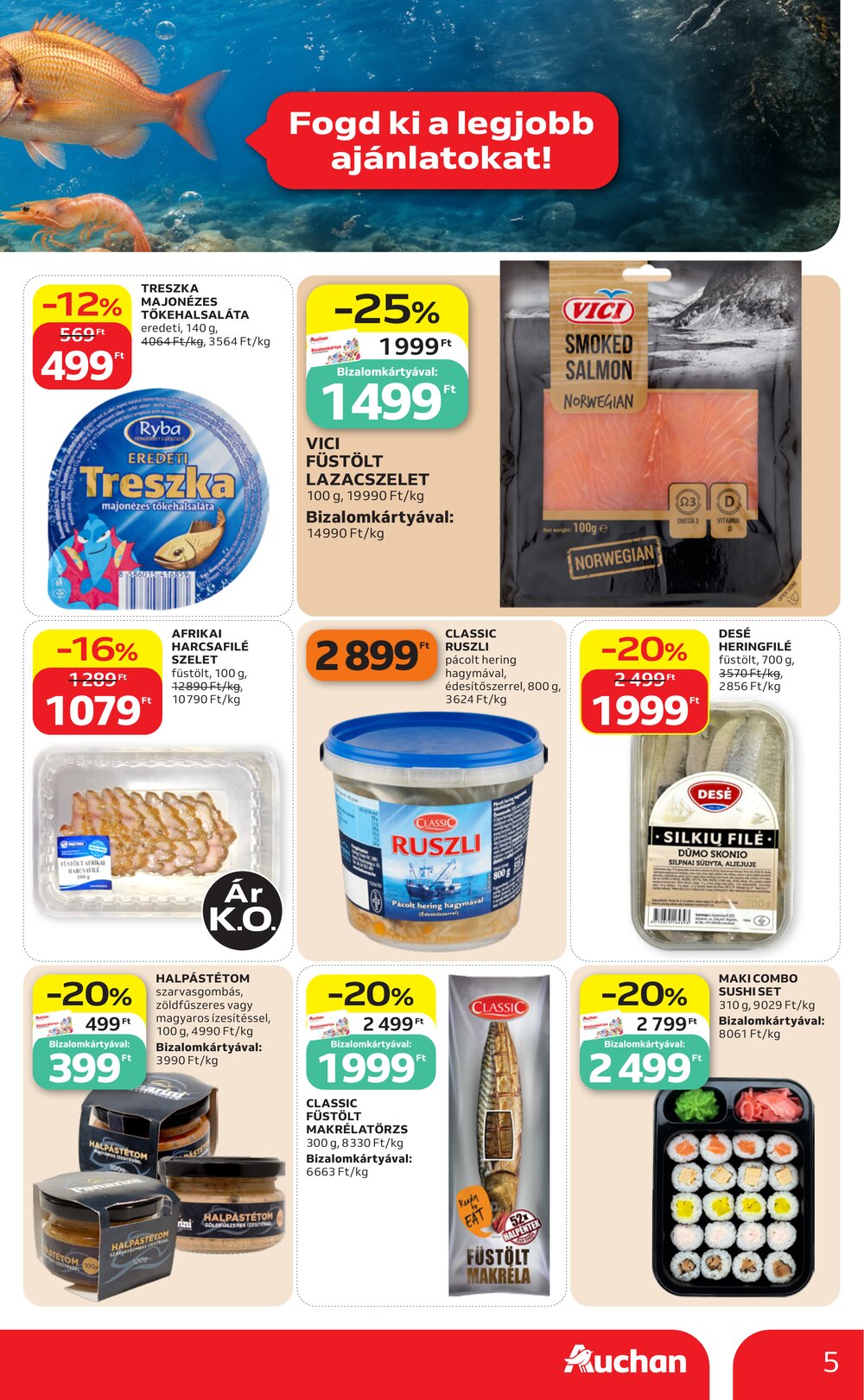 Auchan akciós újság 2026.08.21-től - 5. oldal.