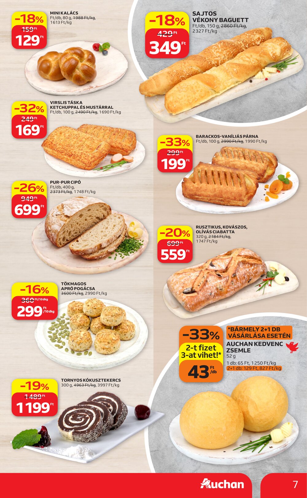 Auchan akciós újság 2026.08.21-től - 7. oldal.