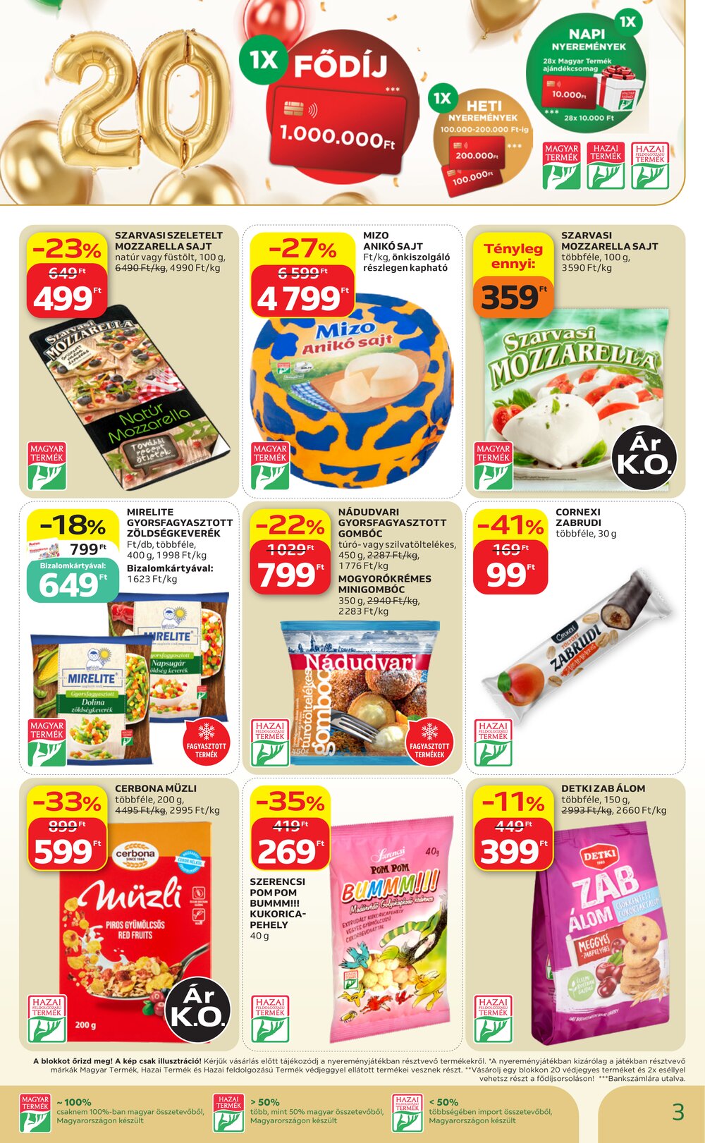 Auchan akciós újság 2026.08.21-től - 3. oldal.