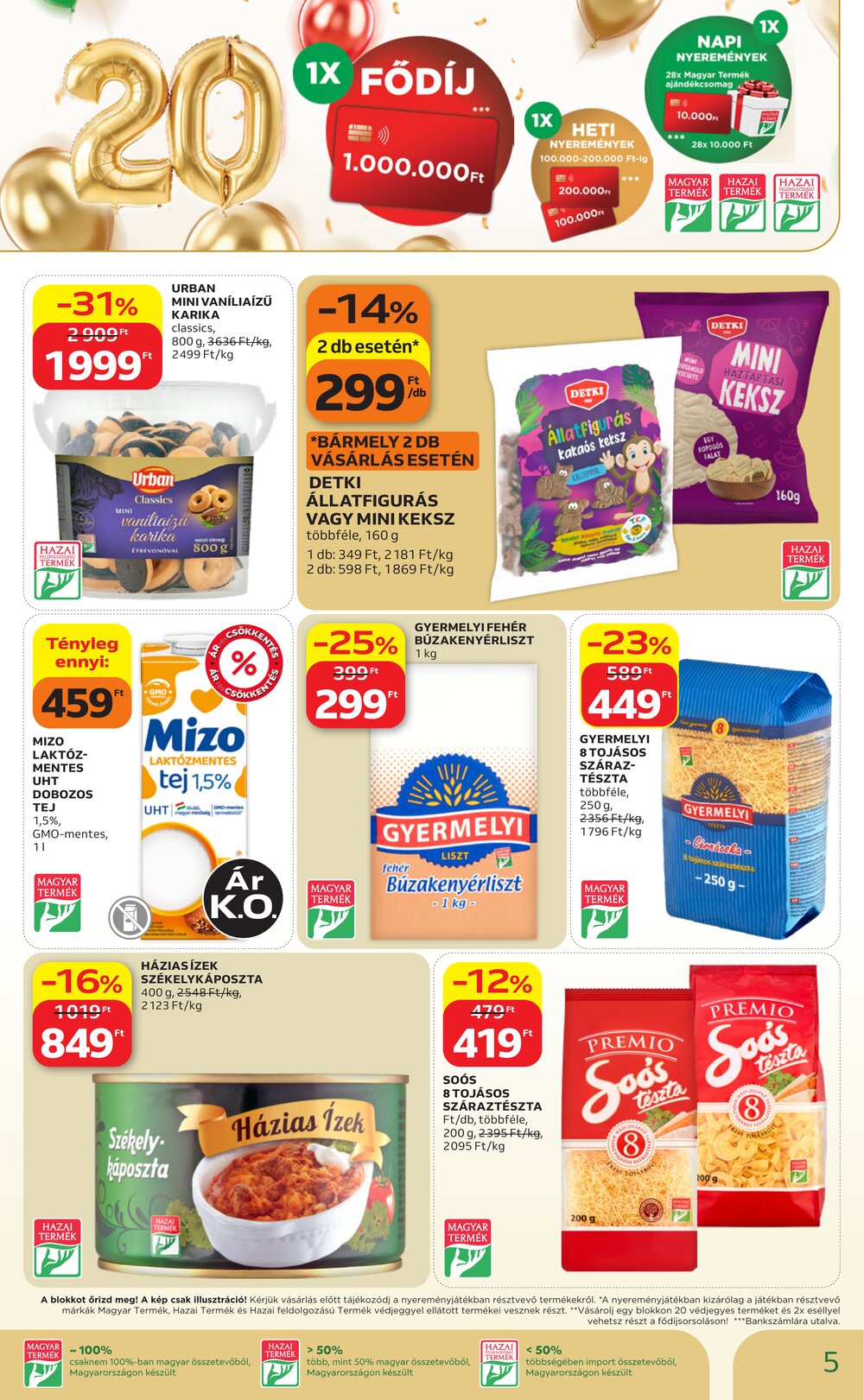 Auchan akciós újság 2026.08.21-től - 5. oldal.