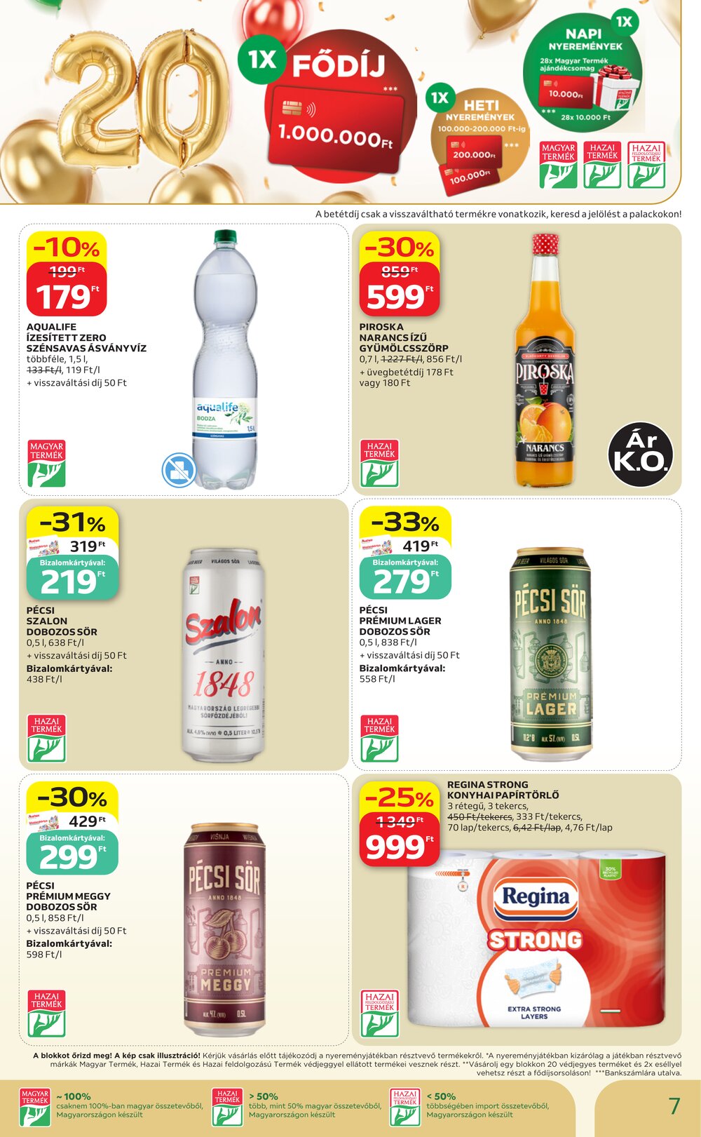 Auchan akciós újság 2026.08.21-től - 7. oldal.