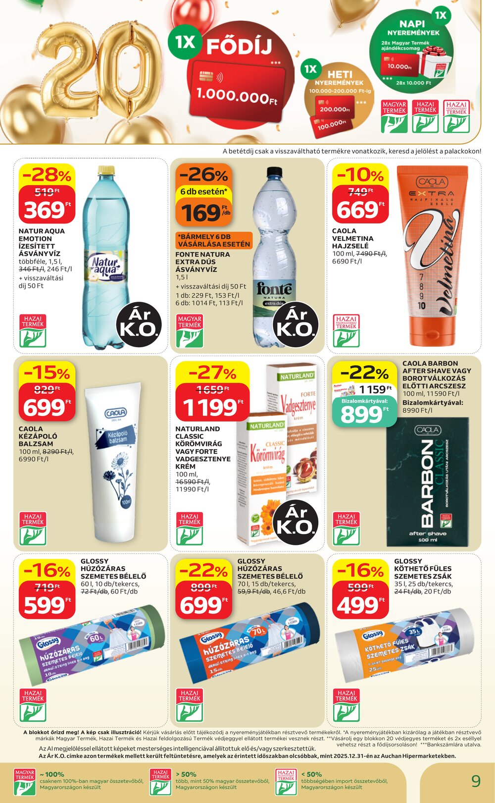 Auchan akciós újság 2026.08.21-től - 9. oldal.