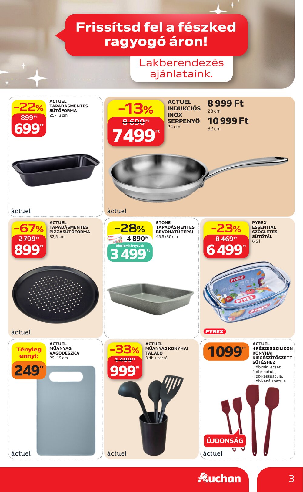 Auchan akciós újság 2026.08.21-től - 3. oldal.