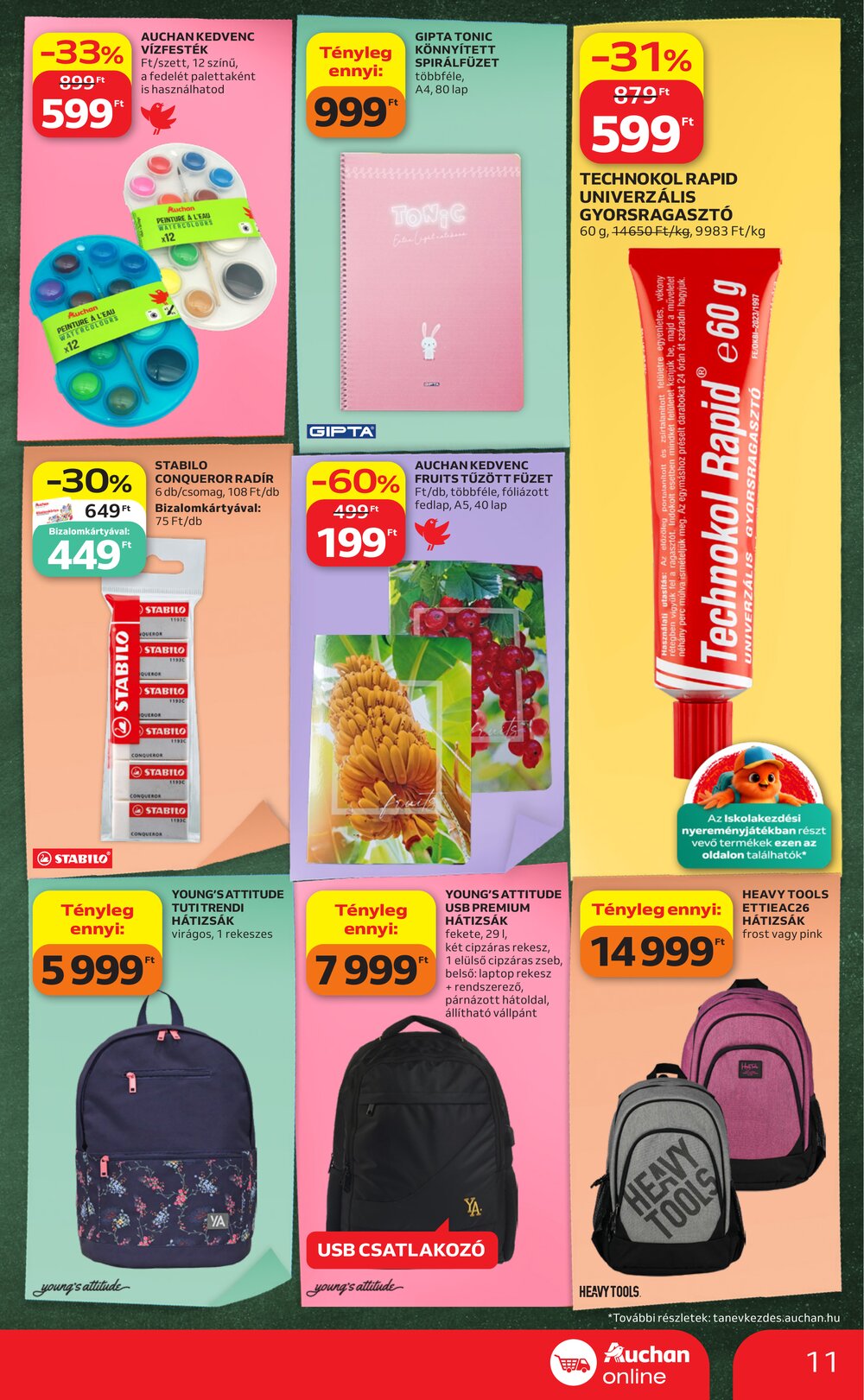 Auchan akciós újság 2026.08.21-től - 11. oldal.