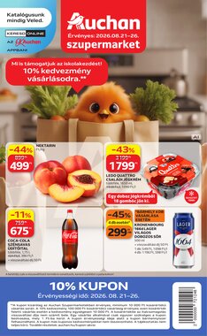 Auchan akciós újság 2026.08.21-től