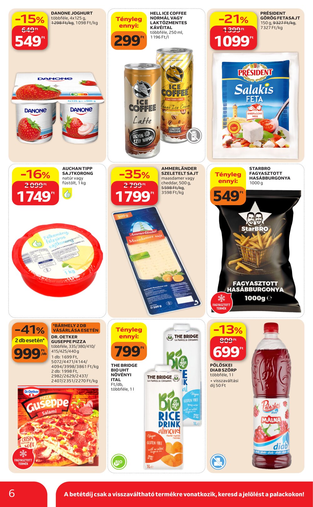 Auchan akciós újság 2026.08.21-től - 6. oldal.