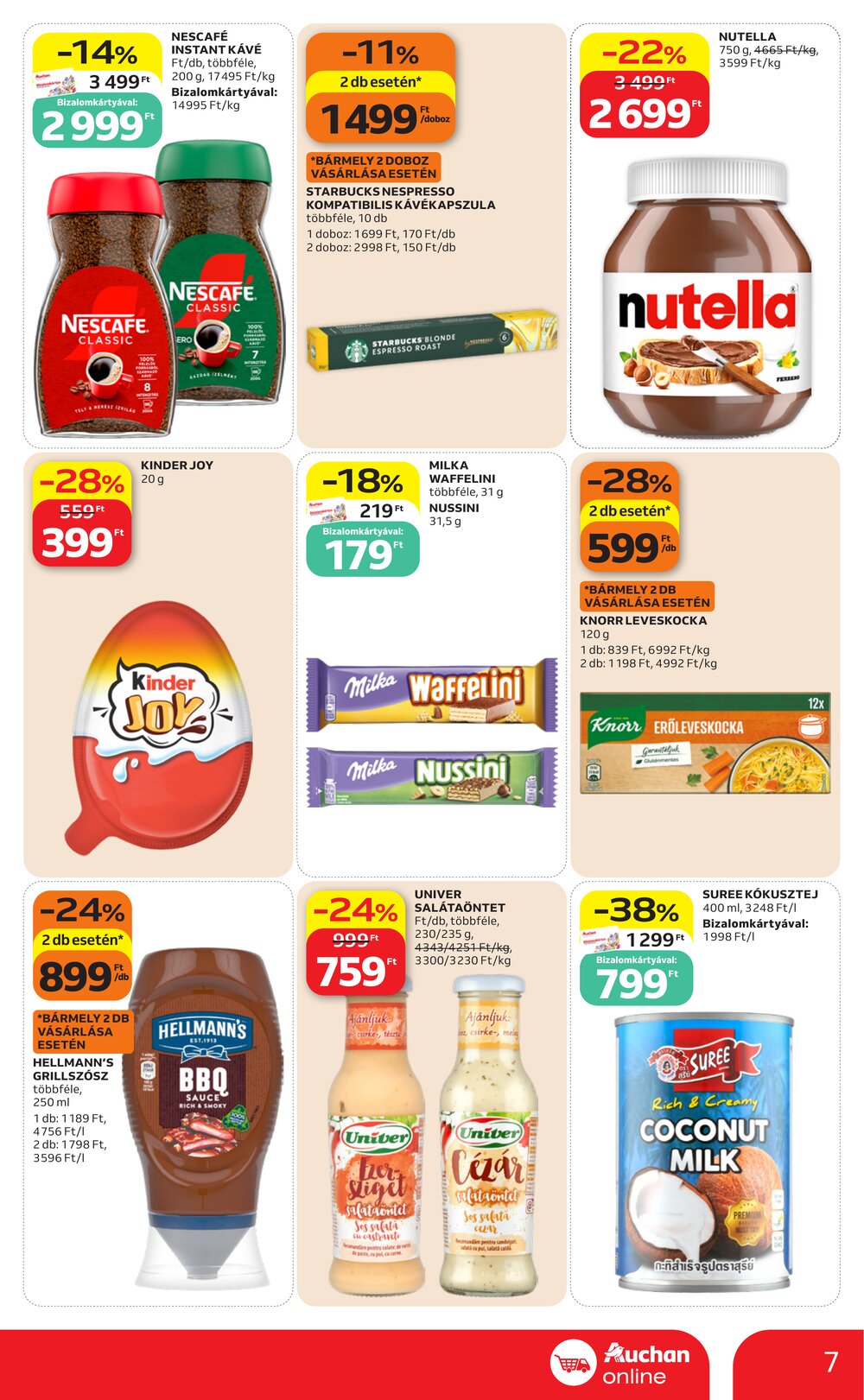Auchan akciós újság 2026.08.21-től - 7. oldal.