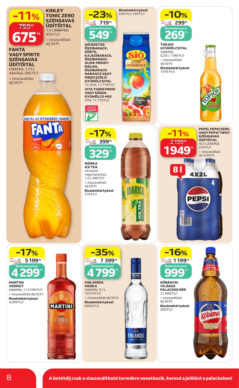 Auchan akciós újság 2026.08.21-től - 8. oldal.