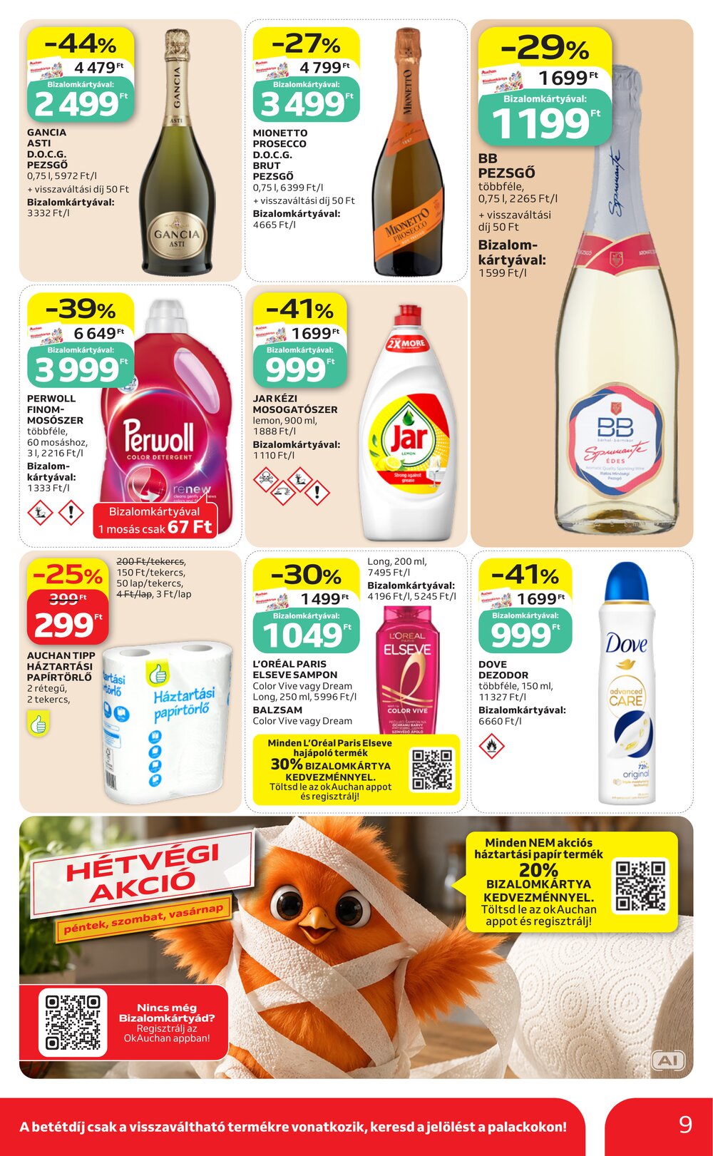 Auchan akciós újság 2026.08.21-től - 9. oldal.