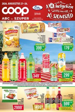 Coop akciós újság 2026.08.21-től
