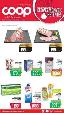 Coop akciós újság 2026.08.21-től