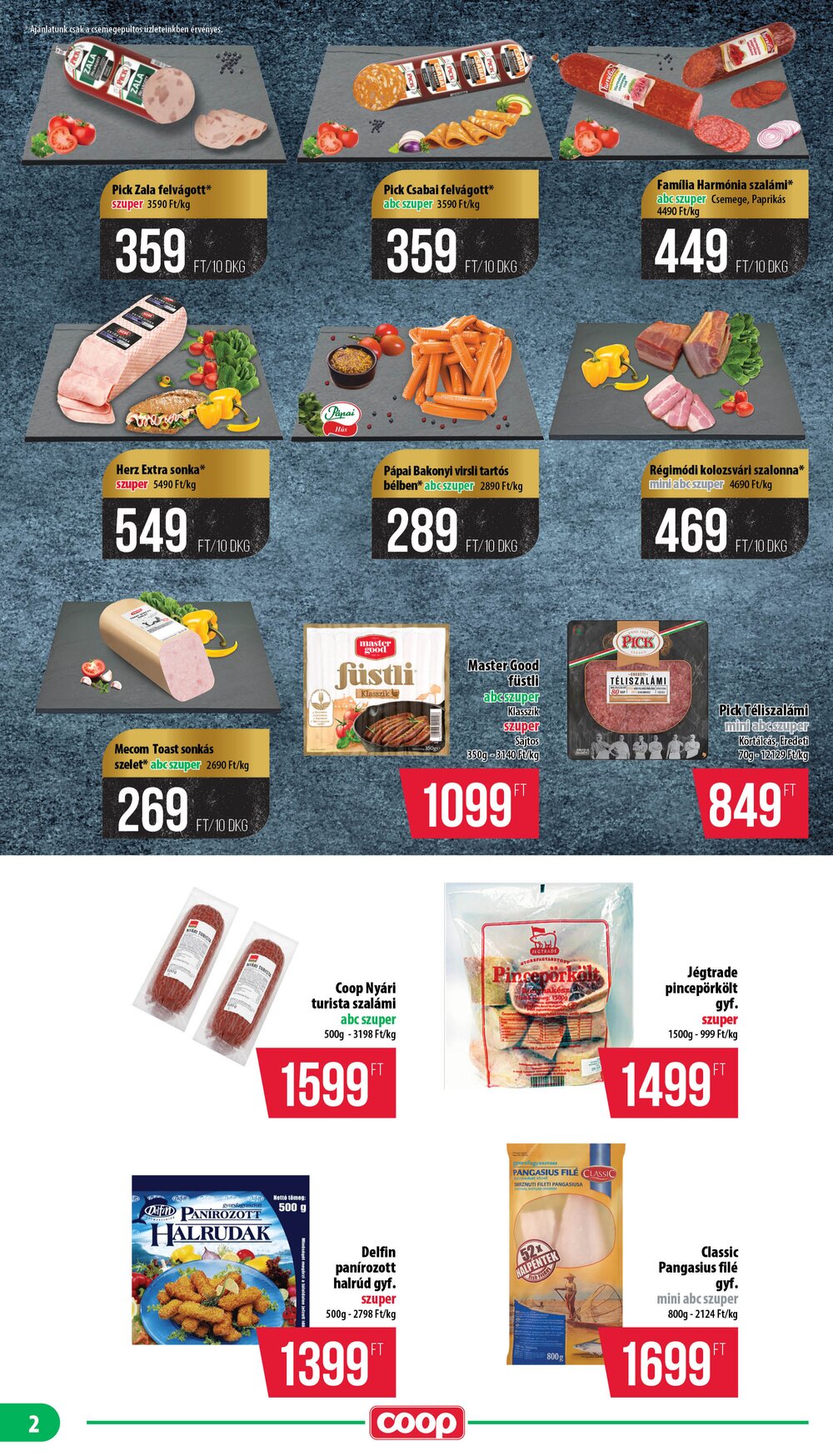 Coop akciós újság 2026.08.21-től - 2. oldal.