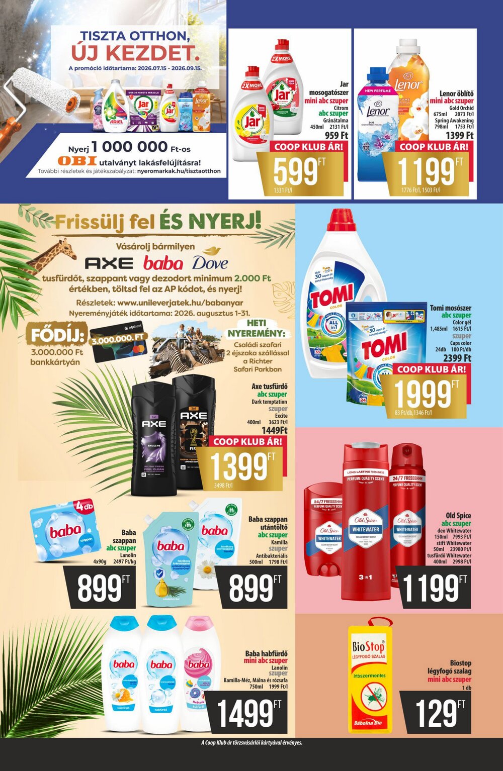 Coop akciós újság 2026.08.21-től - 11. oldal.