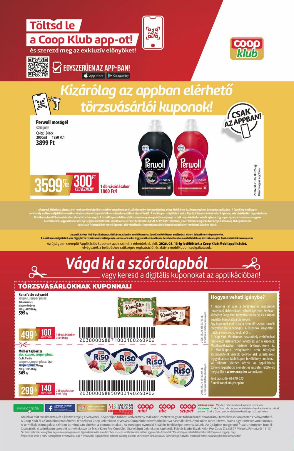 Coop akciós újság 2026.08.21-től - 12. oldal.