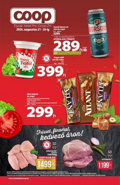Coop akciós újság 2026.08.21-től