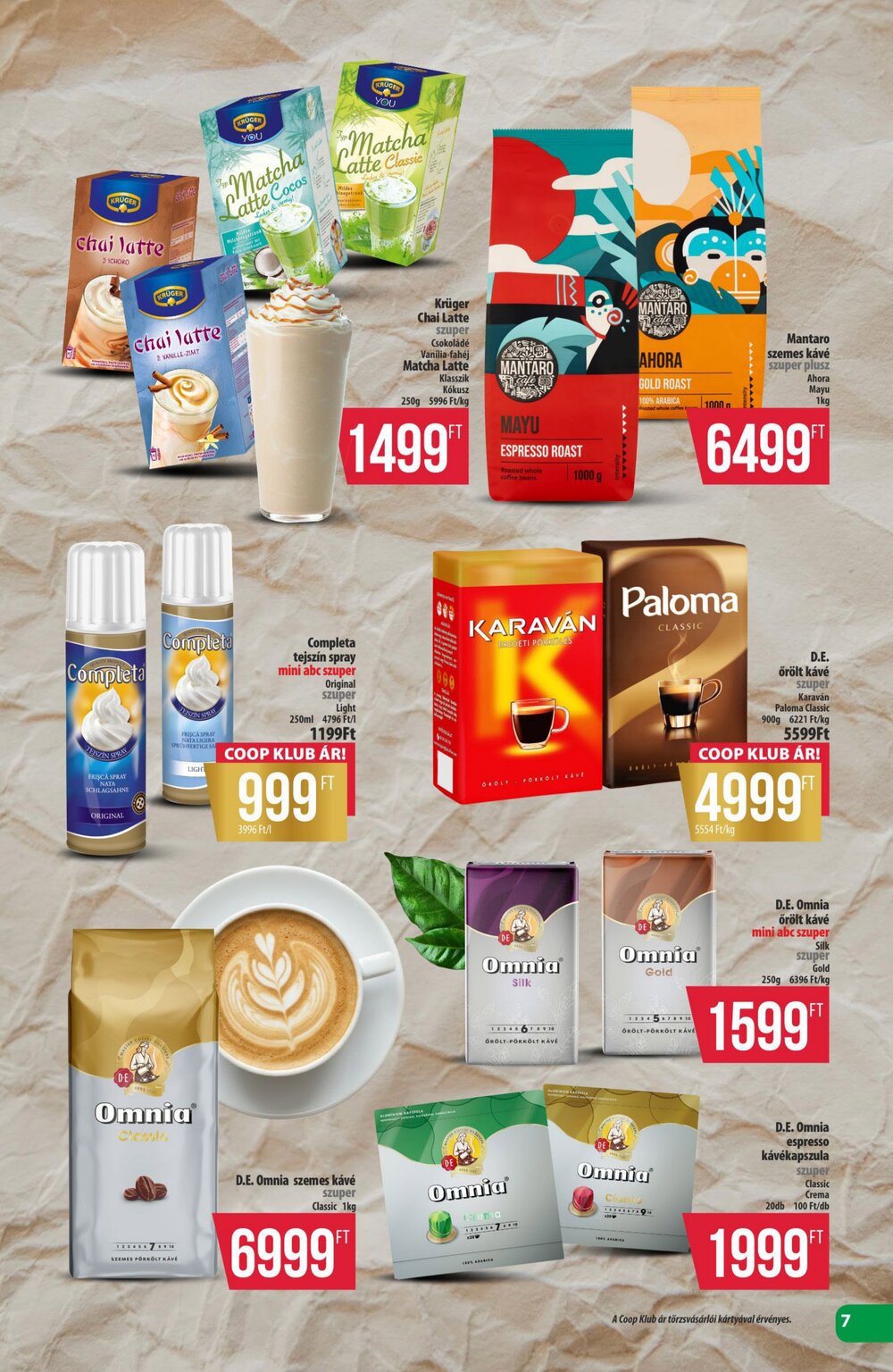 Coop akciós újság 2026.08.21-től - 7. oldal.