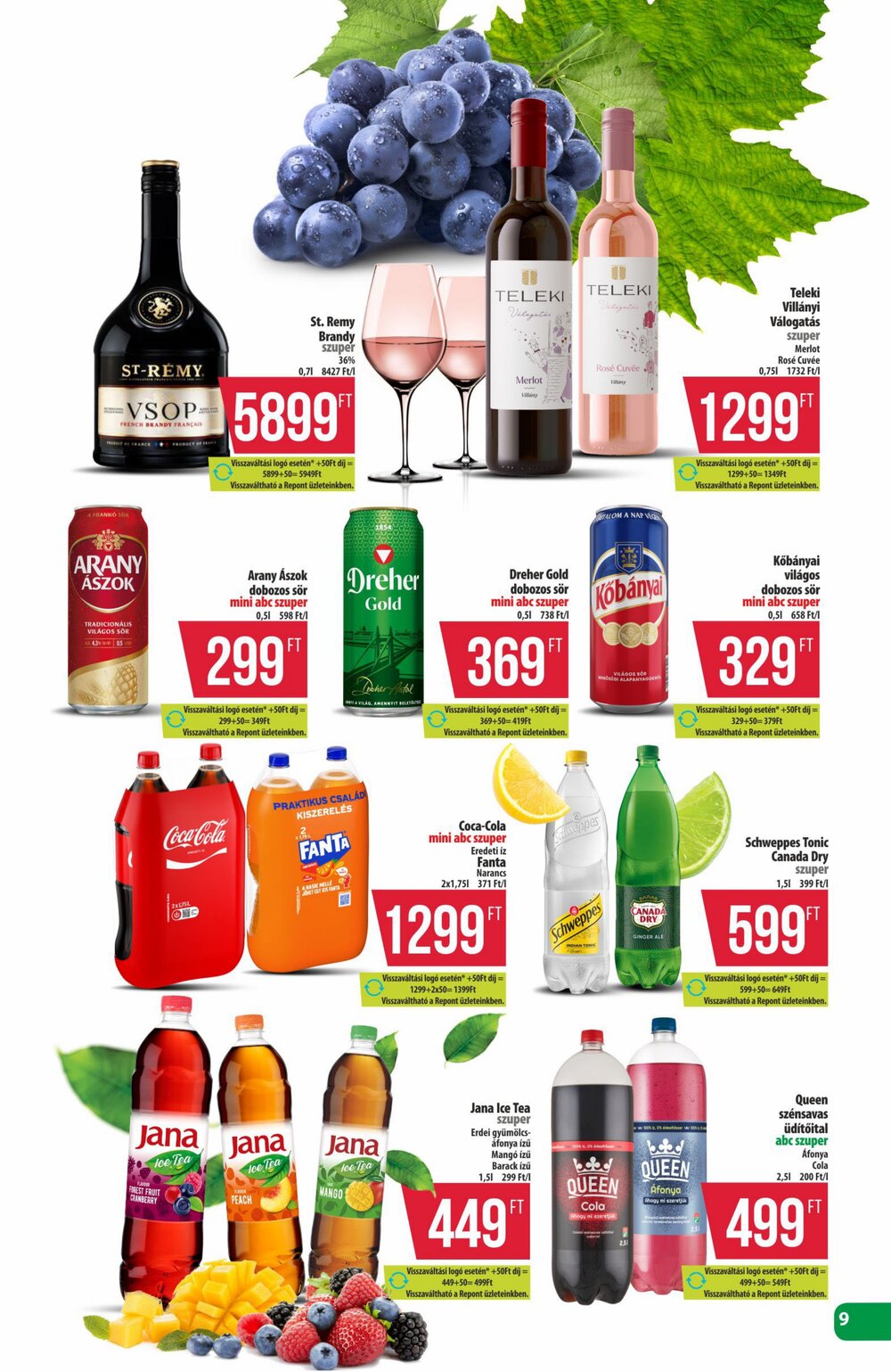 Coop akciós újság 2026.08.21-től - 9. oldal.