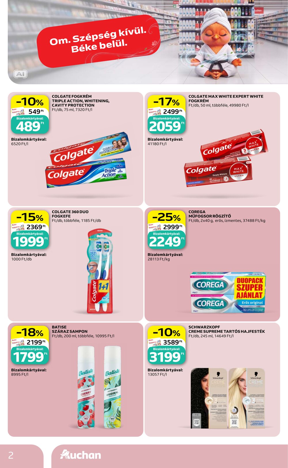 Auchan akciós újság 2026.08.21-től - 2. oldal.