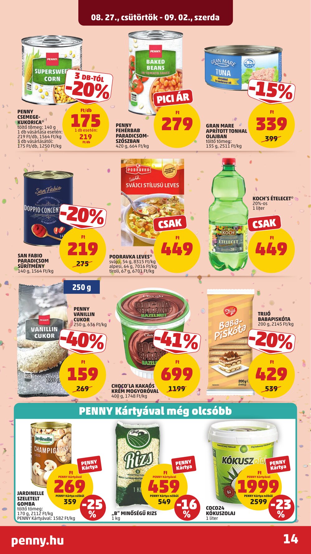 Penny Market akciós újság 2026.08.22-től - 18. oldal.