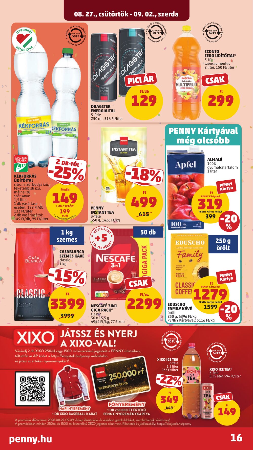 Penny Market akciós újság 2026.08.22-től - 20. oldal.