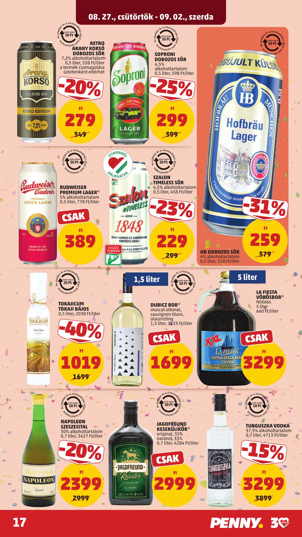Penny Market akciós újság 2026.08.22-től - 21. oldal.