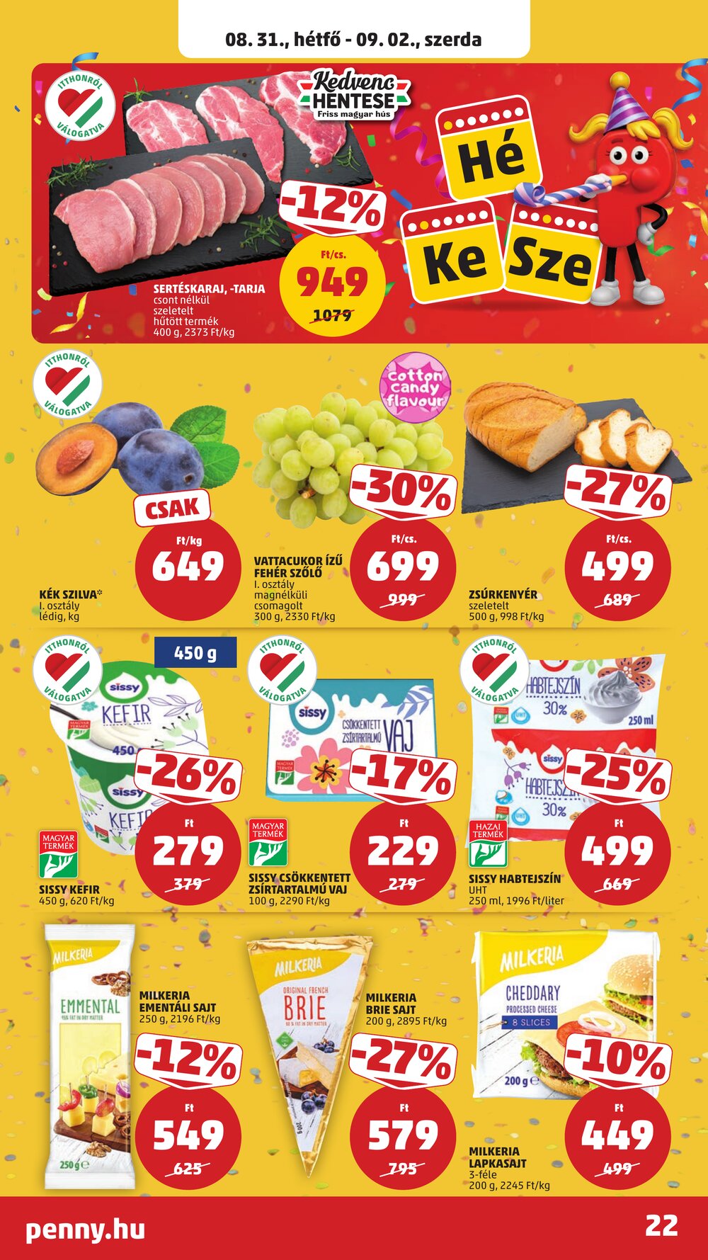 Penny Market akciós újság 2026.08.22-től - 26. oldal.
