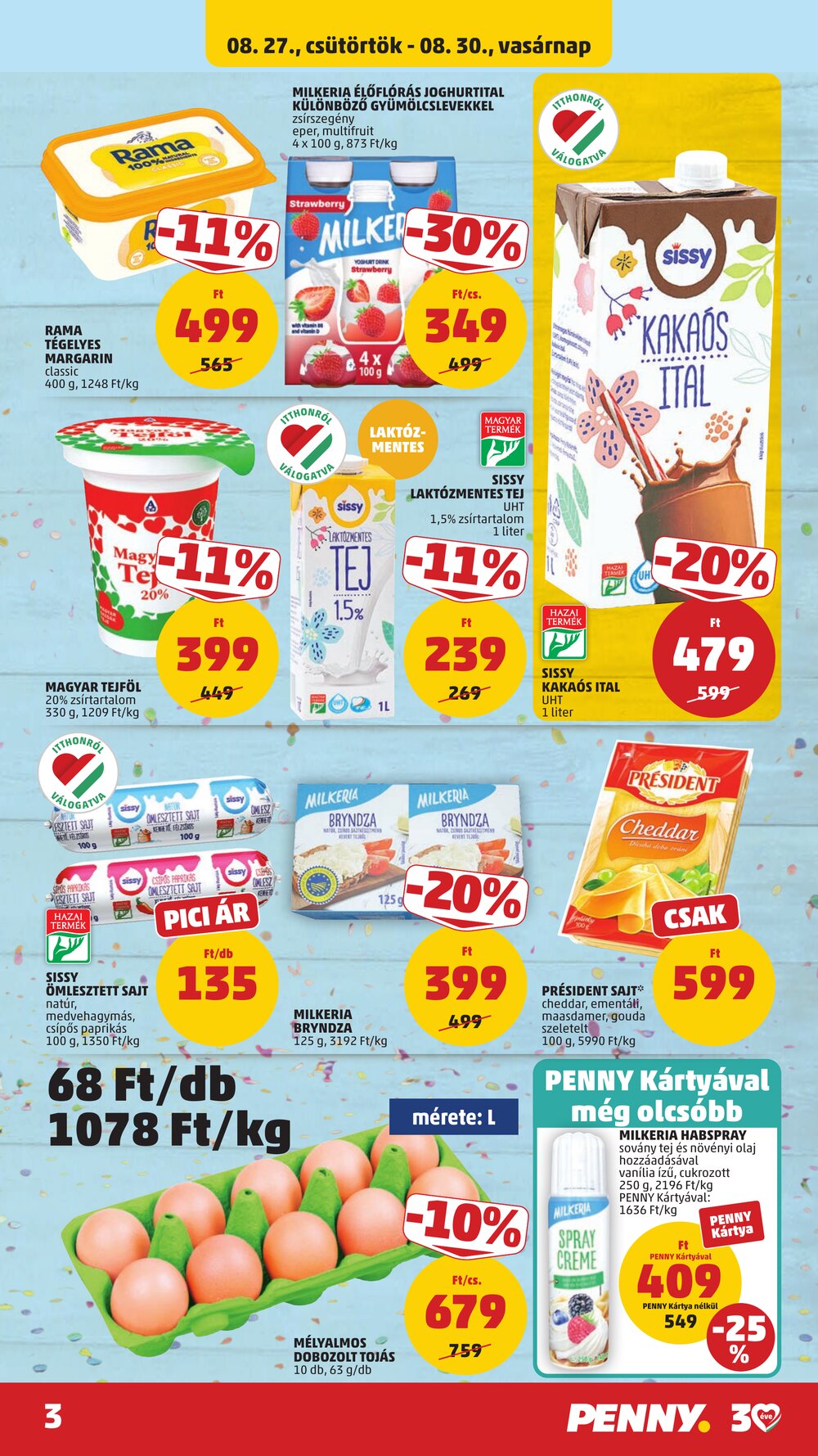 Penny Market akciós újság 2026.08.22-től - 3. oldal.