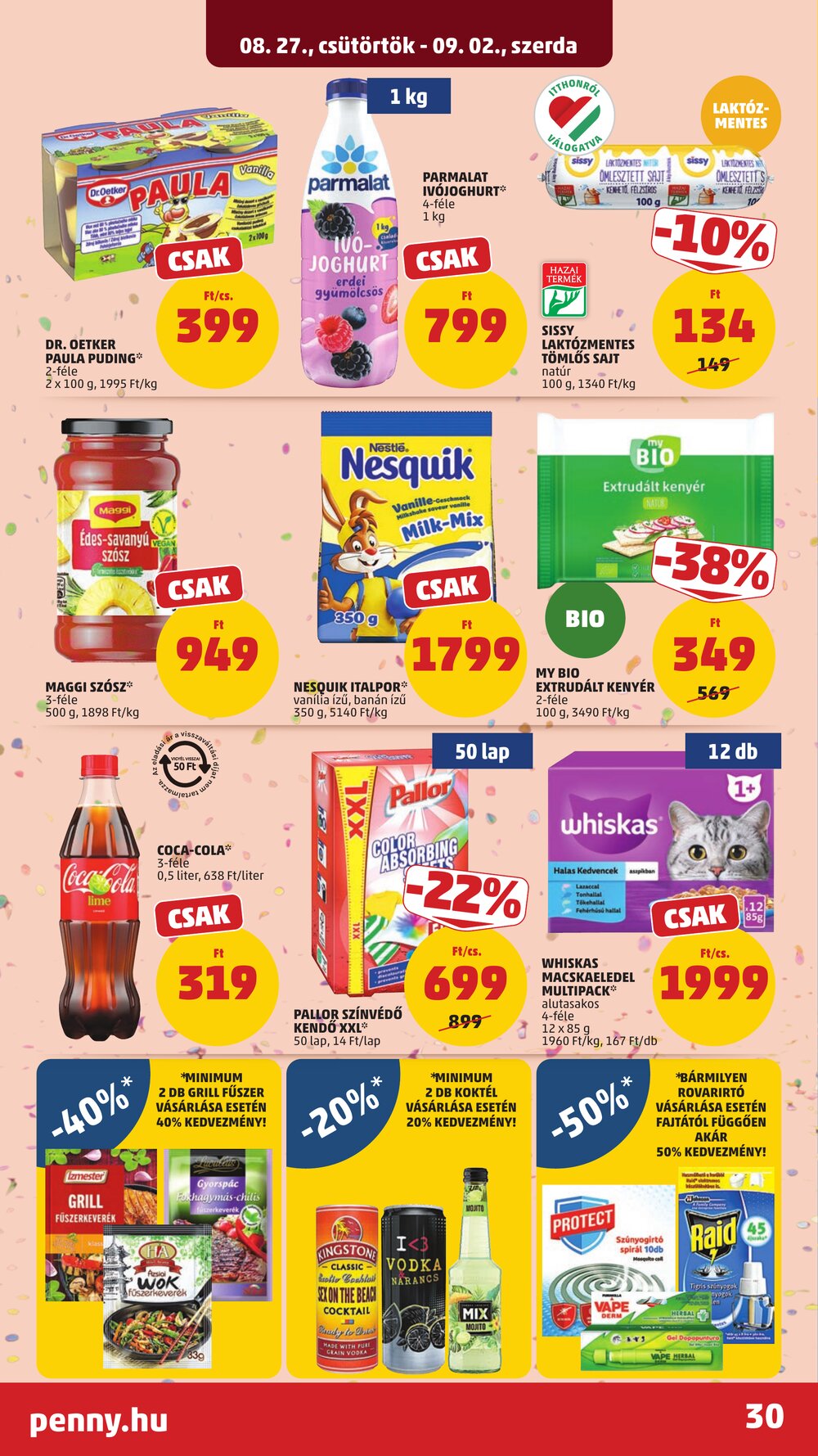 Penny Market akciós újság 2026.08.22-től - 34. oldal.