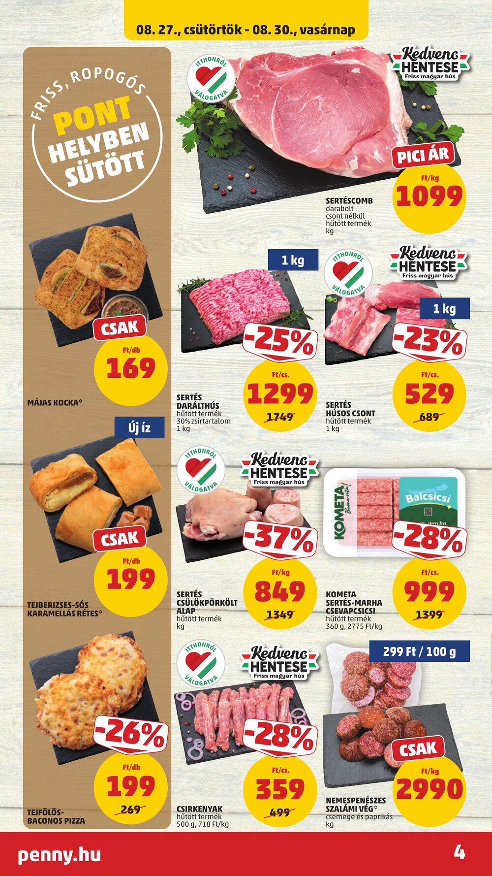 Penny Market akciós újság 2026.08.22-től - 6. oldal.