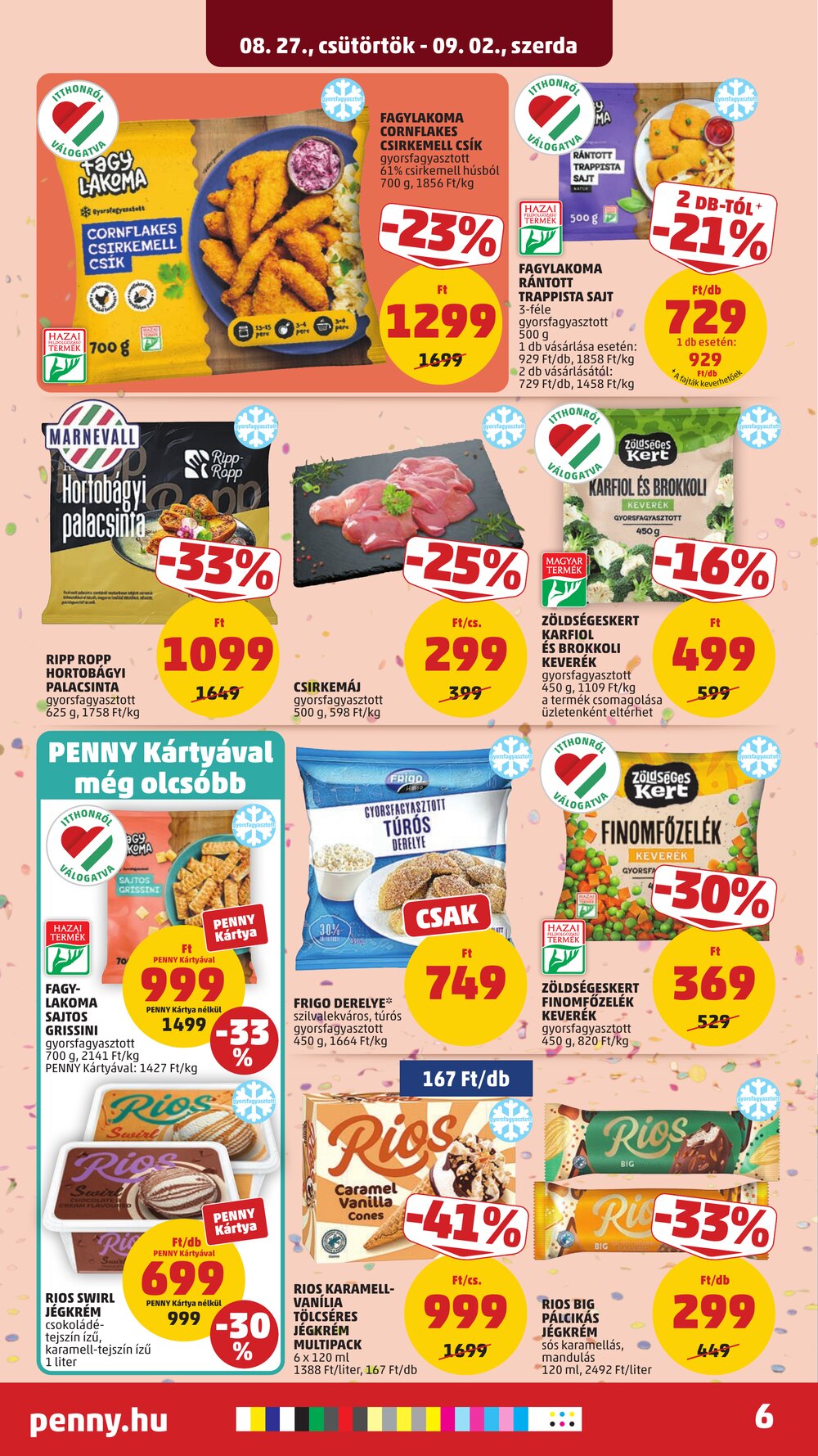 Penny Market akciós újság 2026.08.22-től - 8. oldal.