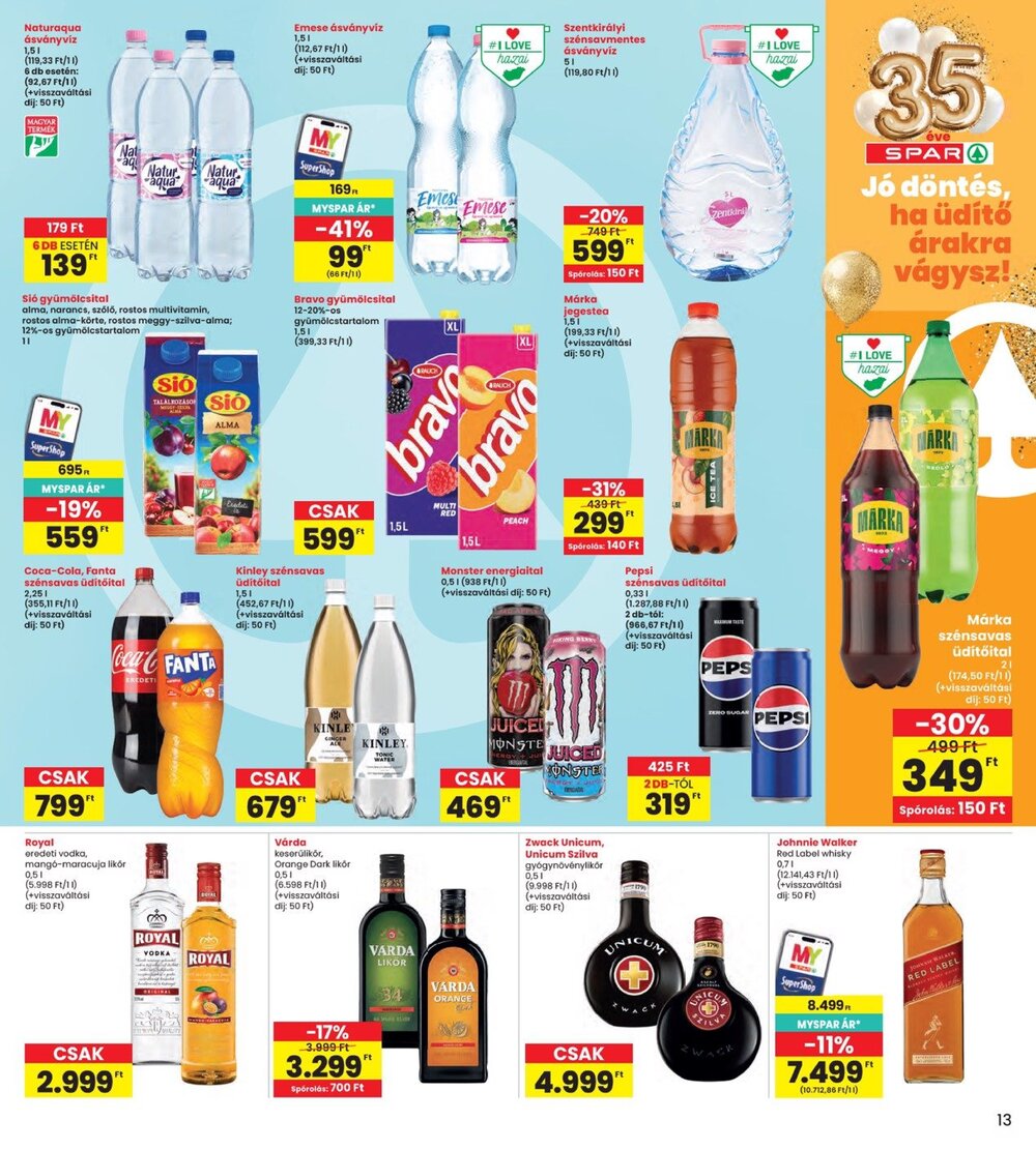 Interspar akciós újság 2026.08.27-től - 13. oldal.