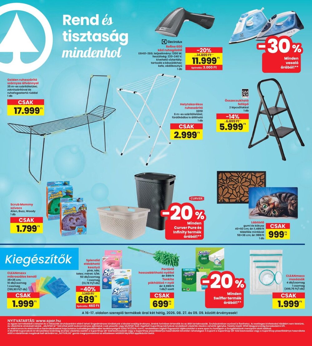 Interspar akciós újság 2026.08.27-től - 16. oldal.