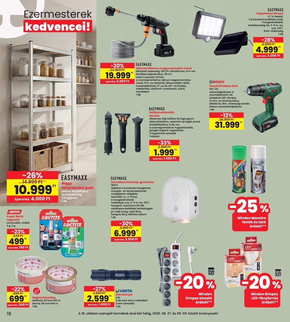 Interspar akciós újság 2026.08.27-től - 18. oldal.
