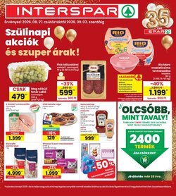 Interspar akciós újság 2026.08.27-től