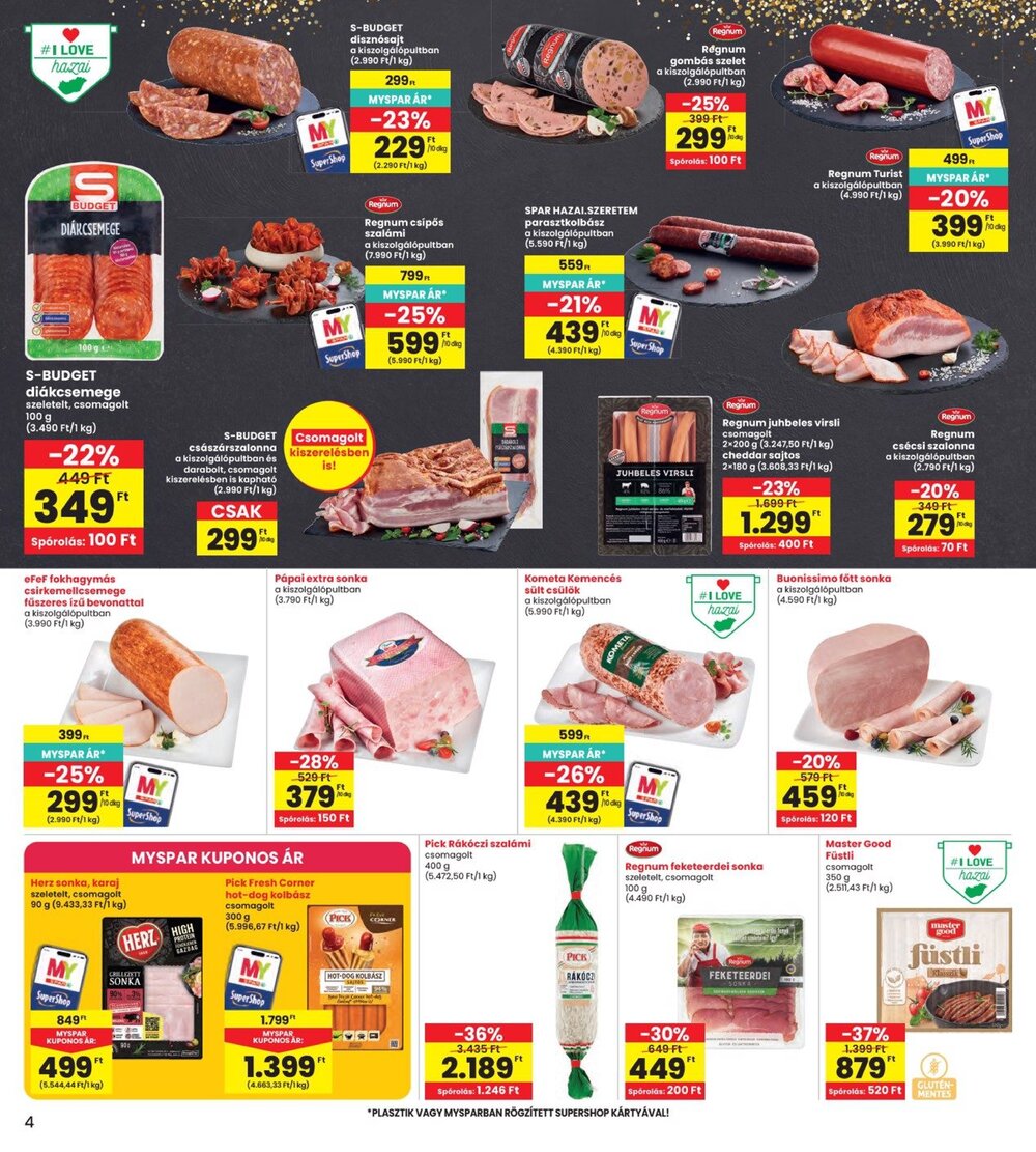 Interspar akciós újság 2026.08.27-től - 4. oldal.